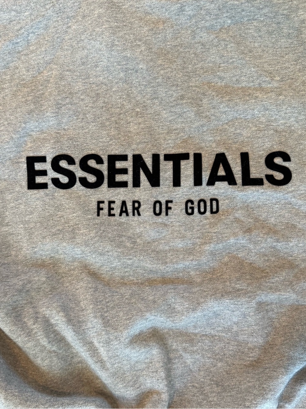 Fear of God Grey Pullover Hoodie with Small Chest Logo | Small (fits like M) - Picture 4 of 8